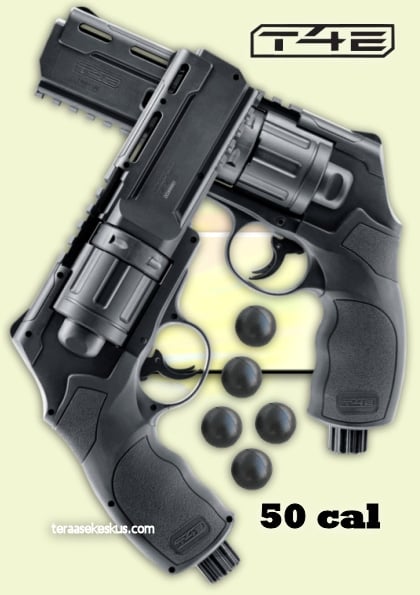 Umarex T4E HDR .50 Co2 Revolver. The HDR 50 is a revolver with visible –  Scopes and Barrels