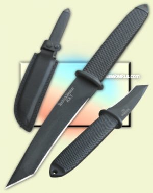 TOPS Knives SS07 Street Scalpel Knife Fixed 3 1095 Straight Back Blade,  Micarta Handles, Kydex Sheath - KnifeCenter - TPSS07