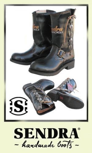 7825 sendra Boots délaçage wide ecopel abondance vintage cadre cousu 