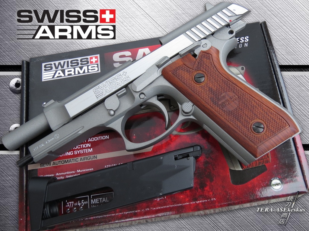 SA 92 Stainless Swiss Arms Airsoft Full Métal