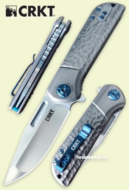 CRKT Lanny Silver A/O CR6525 folding knife