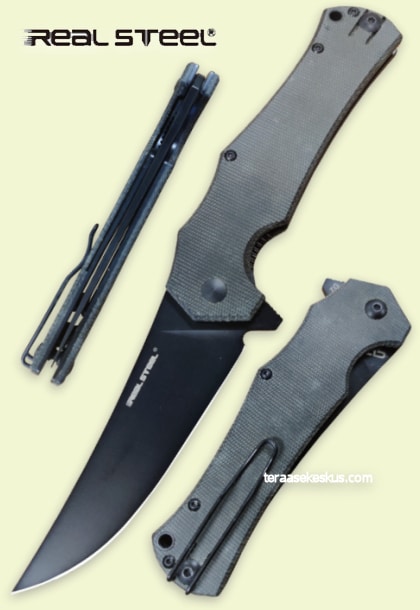 Real Steel Archangel D2 folding knife RS7252