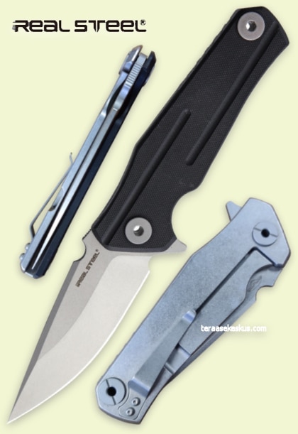 Real Steel Element RS7220 Framelock G10 folding knife