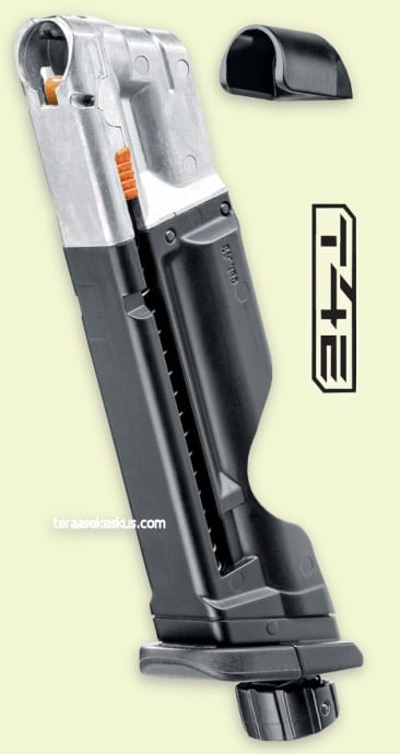 Glock T4E Quick Piercing Magazine ilmapistoolin varalipas