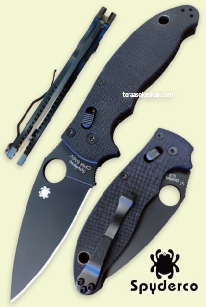 Spyderco Manix 2 Black C101GPBBK2 folding knife