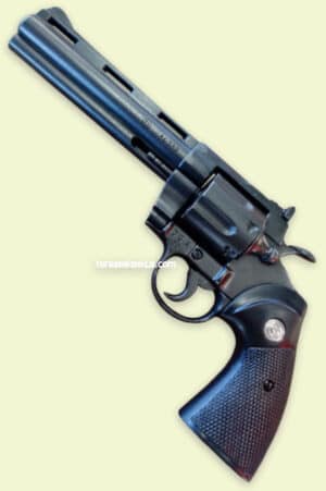 Colt Python 6" Black Revolver firearm replica