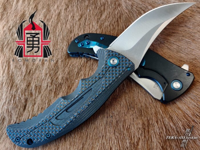 Komoran Persian Framelock Carbon Fiber/G10 folding knife