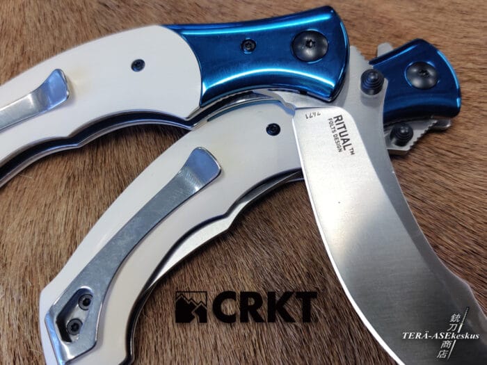 CRKT Ritual Linerlock Ivory A/O folding knife CR7471