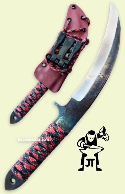 JT Pälikkö Custom Kubikiri Neck Knife taisteluveitsi