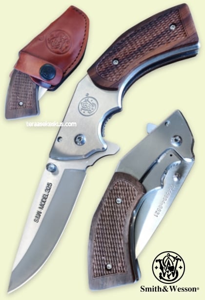 Smith & Wesson Model 325 Revolver Framelock folding knife