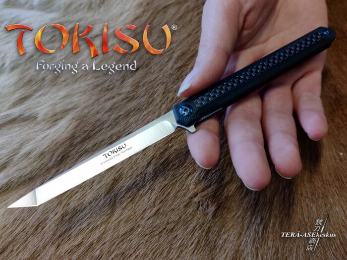 Tokisu Spike Tanto G10 Linerlock folding knife