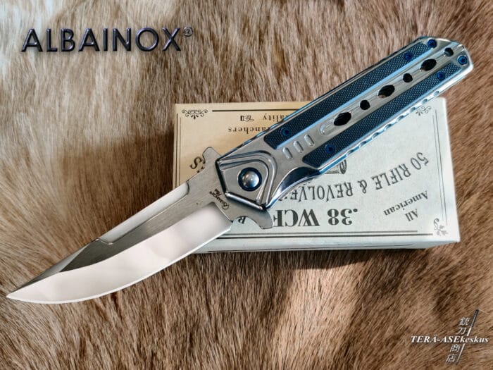 Albainox Full Metal Linerlock folding knife