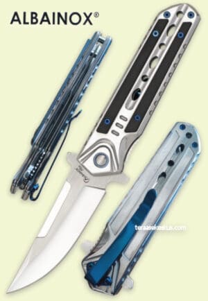 Albainox Full Metal Linerlock folding knife
