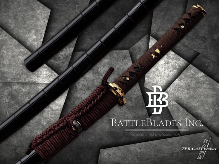BattleBlades Sōdai Tamahagane Katana käsintaottu miekka