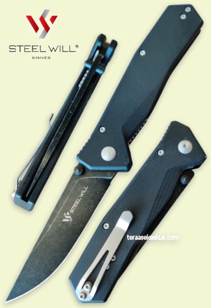 Steel Will Daitengu F11 Linerlock All Black taittoveitsi