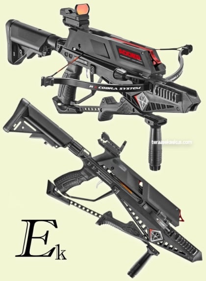 EK Archery Cobra System RX Adder Crossbow jalkajousi