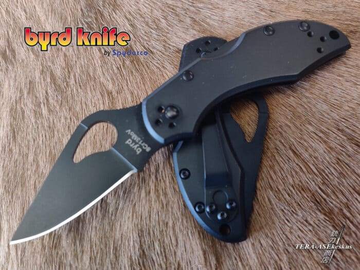 Byrd Robin 2 Lockback All Black folding knife