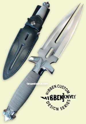 Hibben Double Shadow GH453 combat knife