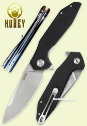 Kubey Nova Liner Lock Flipper folding knife