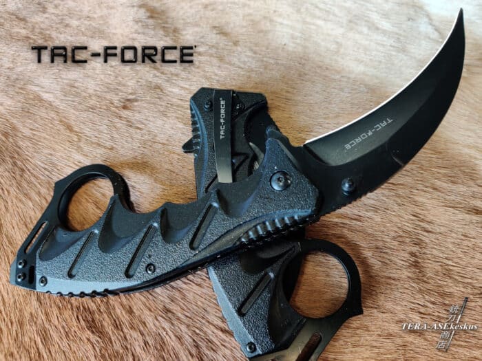 Tac-Force Dark Claw Spring Assisted Karambit folding knife