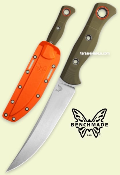 Benchmade 15500-3 Meatcrafter FB OD G10 hunting knife