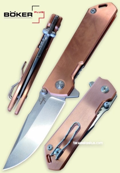 Böker Plus Kihon Assisted Copper folding knife