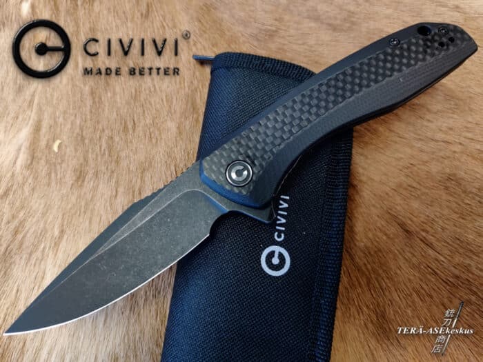 CIVIVI Baklash Black Carbon Fiber folding knife