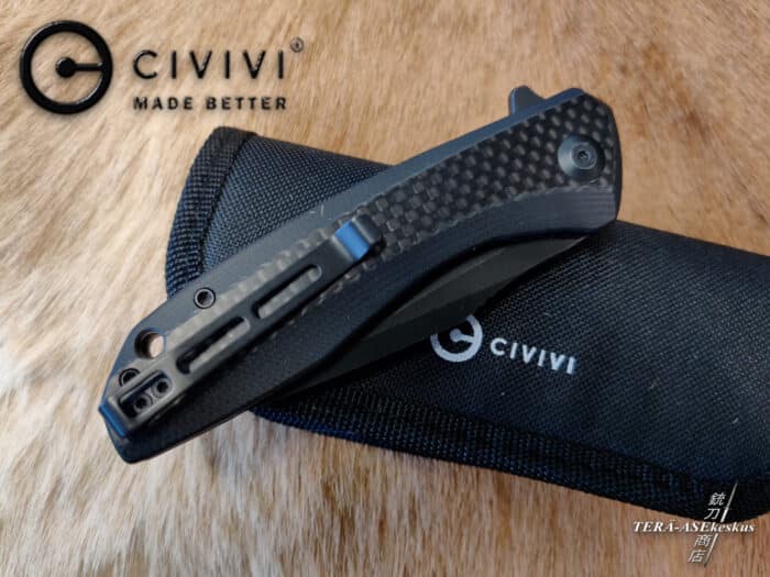 CIVIVI Baklash Black Carbon Fiber folding knife