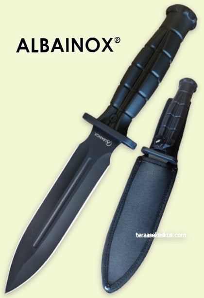 Albainox All Black Combat Dagger knife