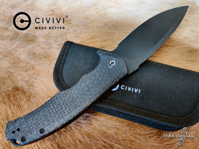 CIVIVI Praxis Flipper Micarta folding knife
