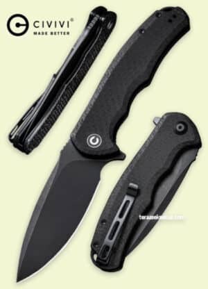 CIVIVI Praxis Flipper Micarta folding knife