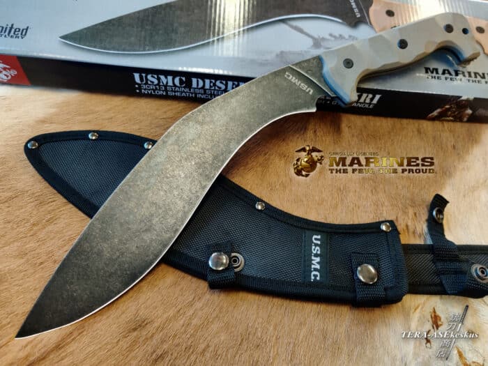 United Cutlery USMC Desert Sand Kukri Knife