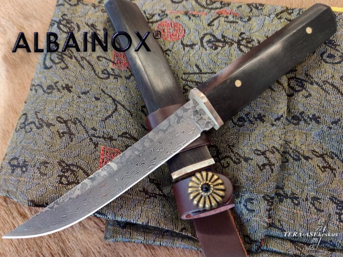 Albainox Damascus Yoroi-Dōshi Tanto knife
