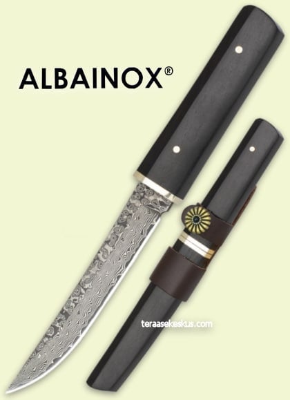 Albainox Damascus Yoroi-Dōshi Tanto knife