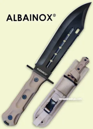 Albainox Coyote Combat Bowie veitsi