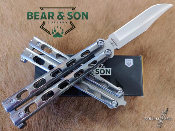Bear & Son SS13 Compact Balisong Butterfly Knife perhosveits