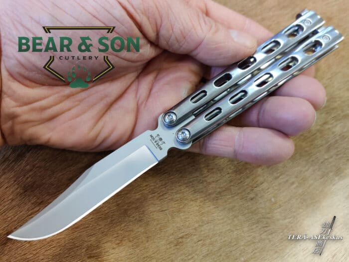 Bear & Son SS13 Compact Balisong Butterfly Knife perhosveits