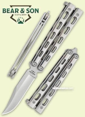 Bear & Son SS13 Compact Balisong Butterfly Knife perhosveitsi