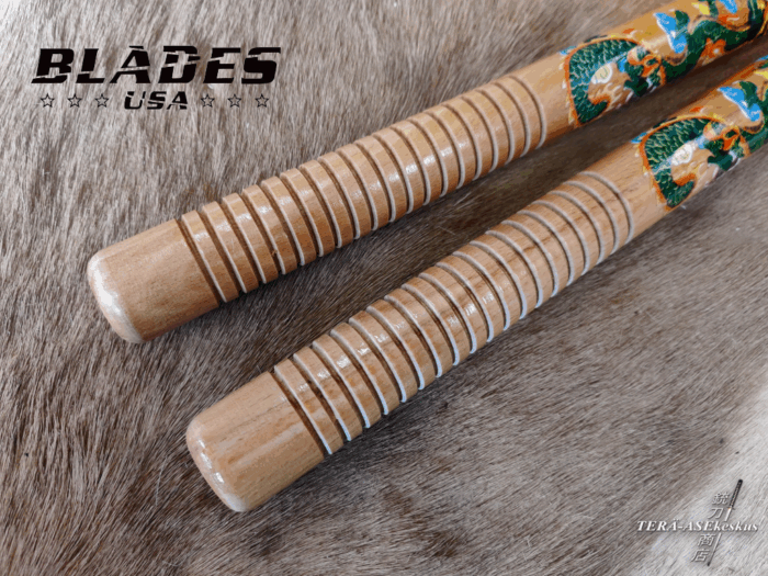 BladesUSA Wooden Dragon Nunchaku