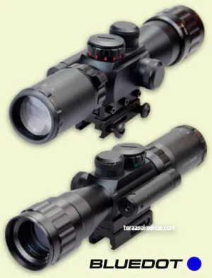 Bluedot Vantage 3.5-10x40ER kiikaritähtäin valaistulla ristikolla ja laserilla