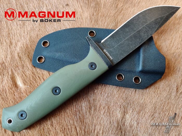 Böker Magnum Bushcraft Drop hunting knife