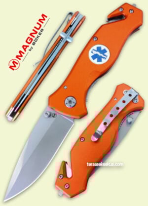 Böker Magnum Medic folding rescue knife