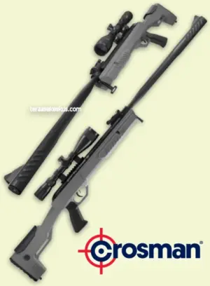 Crosman Mag-Fire Extreme 5.5mm ilmakivääri kiikaritähtäimellä