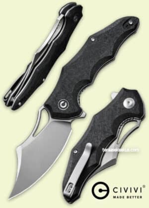 CIVIVI Chiro Flipper Black G10 folding knife
