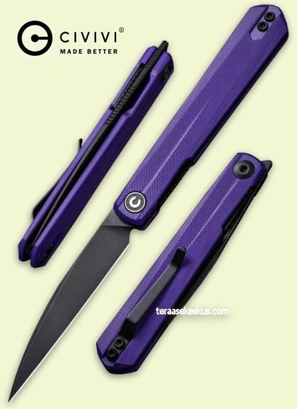 CIVIVI Clavi Purple G10 folding knife