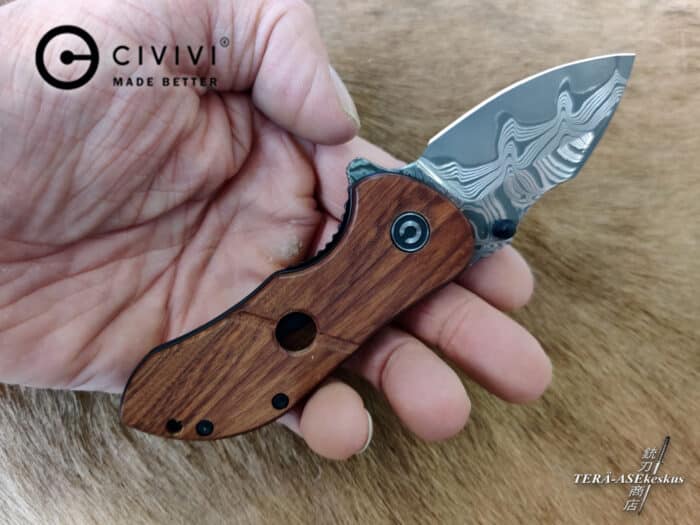 CIVIVI Gordo Damascus folding knife
