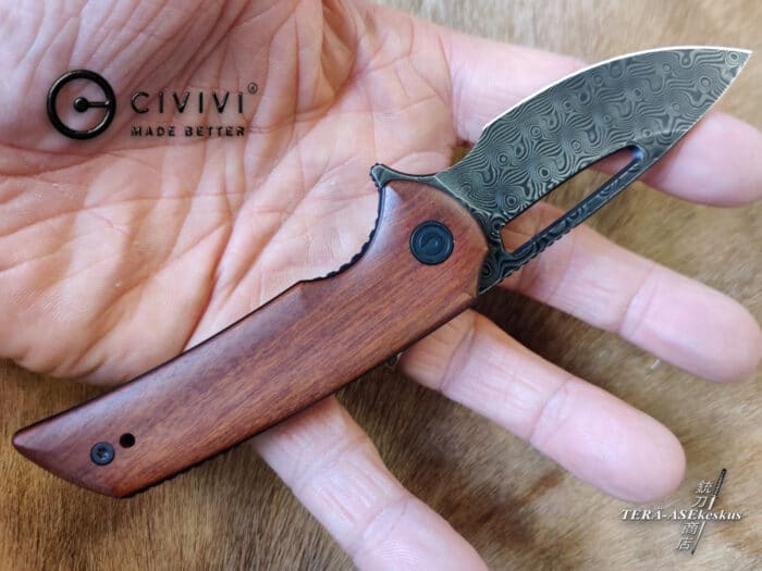 CIVIVI Odium Damascus Flipper folding knife