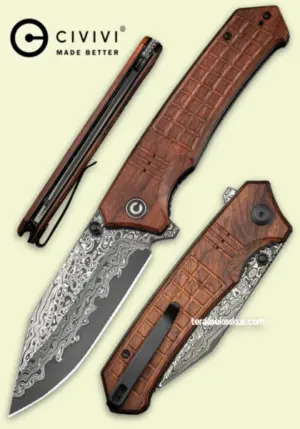 CIVIVI Tacticorix Flipper Damascus kääntöveitsi