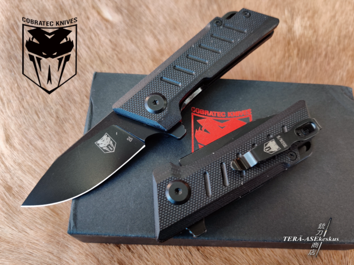 CobraTec Small Riptide D2 Linerlock folding knife