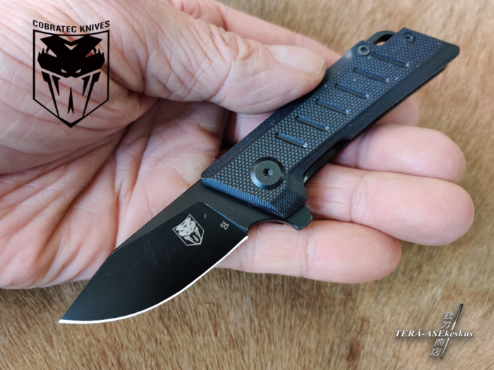 CobraTec Small Riptide D2 Linerlock folding knife
